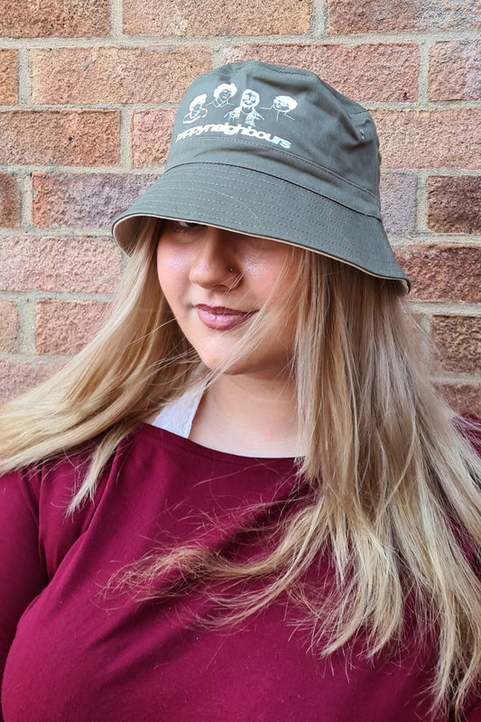 Happy Neighbours bucket hat